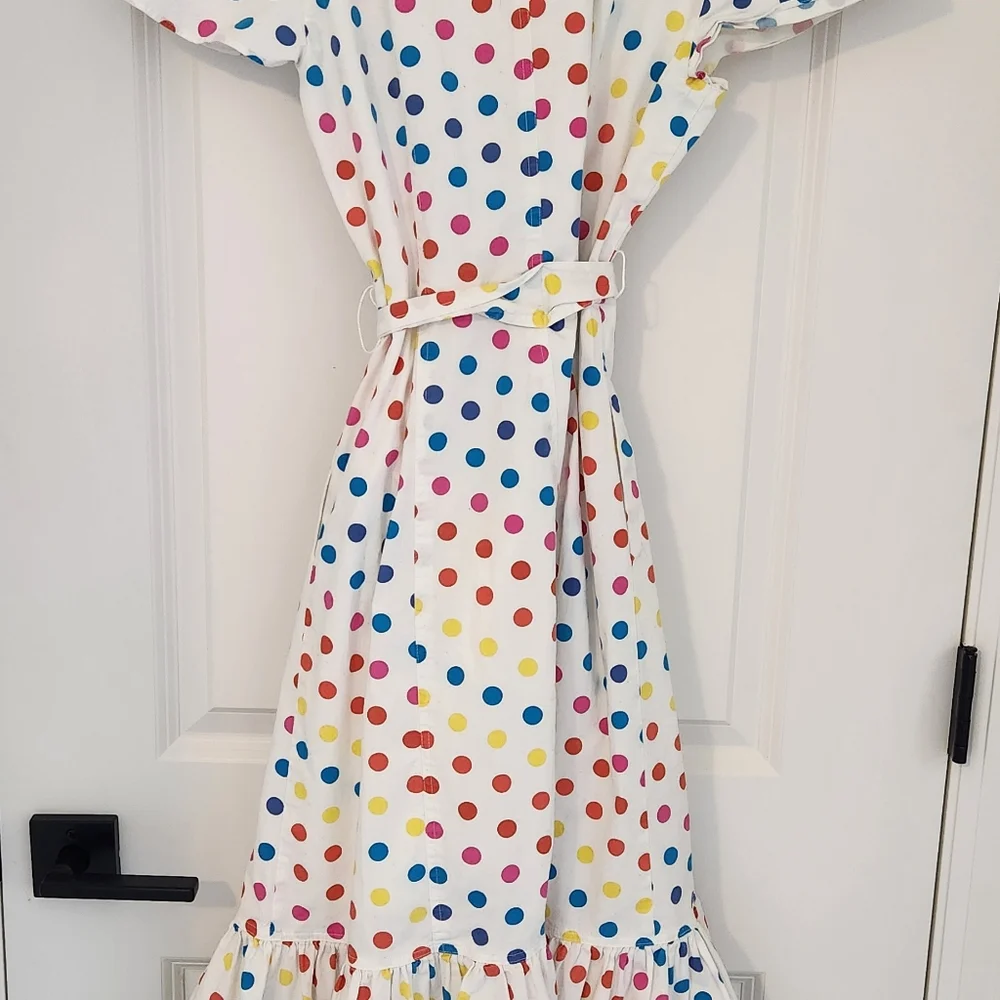 COLOR ME COURNTEY  Dipping Dot Minnie Midi Dress Size 6 - Picture 9 of 10